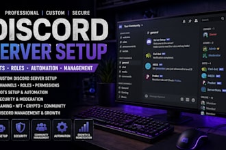 custom discord server setup crypto nft gaming discord automation discord bot