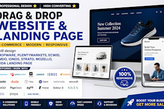 design shopware plentymarkets ecwid jimdo ionos strato mozello duda landing page