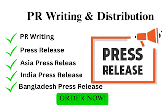 write and distribute press release in asia india, pakistan, china, bangladesh