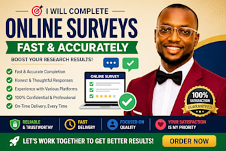 design online survey and gather over 500 respondents to fill questionaire survey
