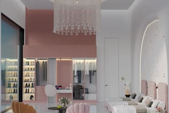 remodel house interior, open plan living, kids bedroom, playing ground exterior