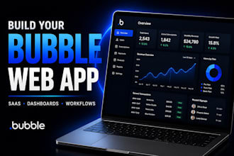 build a scalable bubble io saas web app