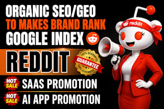 promote reddit SEO post comment for company brand website ai app or product