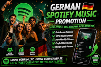 do spotify music promotion, german spotify music promotion