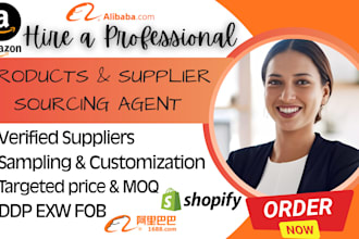 be shopify product sourcing agent, china sourcing agent on alibaba, taobao 1688