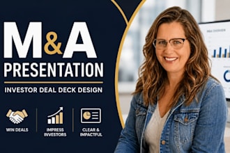 mergers and acquisitions presentation ma slides investor deal deck design