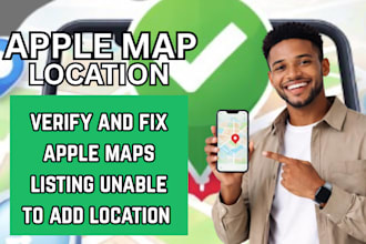 verify and fix apple maps unable to add location issue