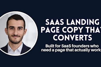 write saas landing page copy that turns visitors into signups