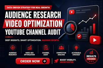 grow subscription audience research video optimization youtube channel audit