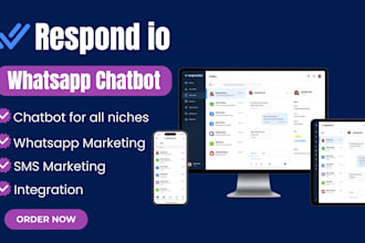 setup respond io customer support workflow automation ai agent whatsapp CRM
