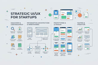 create strategic UI UX for startups