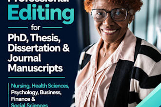 proofread thesis dissertation phd masters scientific q1, q2, journal manuscripts