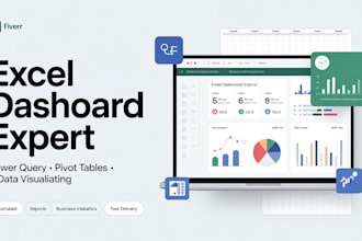 create automated excel dashboard and reports using power query and pivot tables