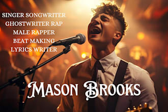 be your male rapper beat maker hip hop uk drill trap rap singer ghostwriter rap