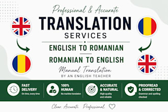 translate english to romanian and romanian to english