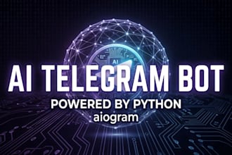 develop smart ai powered telegram bot using python