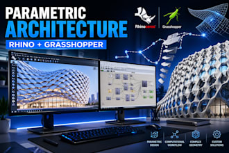 create parametric architecture in rhino and grasshopper