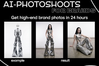 create a high quality, realistic ai photoshoot