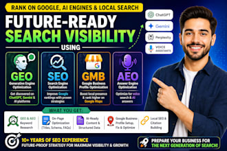 do gmb, GEO, aeo optimization for google and ranking