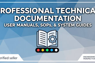create professional user manuals and technical documentation