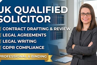 be your uk solicitor for contract drafting and legal agreements