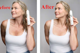 remove wrinkles from clothing and model fashion retouch