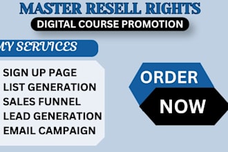 do master resell right email marketing sales funnel campaign passive