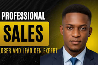 high ticket sales closer b2b sales representative realtor mlm leads generation