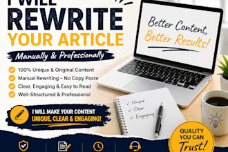 rewrite your article manually and professionally