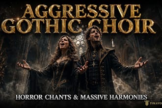 record aggressive gothic choir or horror chants for your tracks