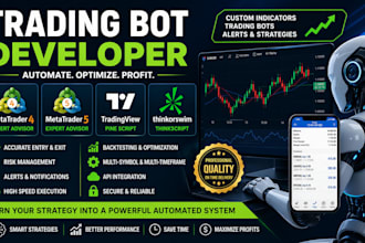 code tradingview indicator, alert, strategy, mt5 trading bot, with pinescript