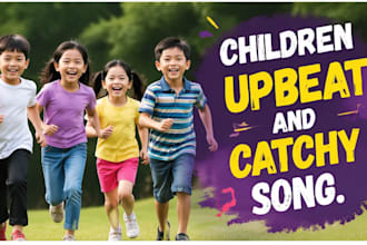 write and sing inspire children song playful youtube jingle, education kids song