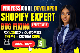 do shopify custom coding shopify bug fix theme customization shopify liquid code