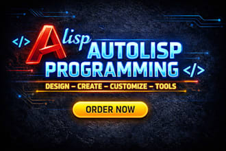 program in autolisp for autocad bricscad