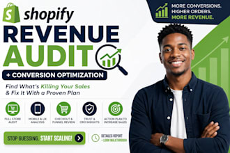 shopify revenue audit and shopify conversion optimization