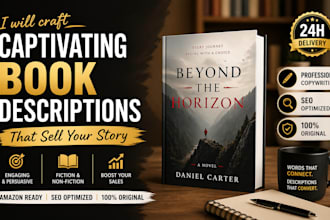 craft a captivating and compelling book description
