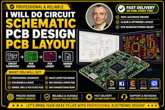 design circult and schematic and professional pcb layout