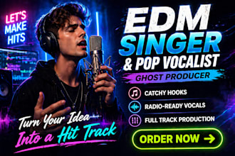 be your edm country singer, pop vocalist and ghost producer