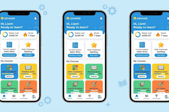 design UI UX for education apps