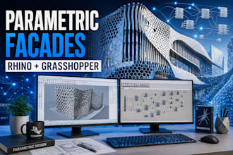 design parametric facades and structures in rhino grasshopper