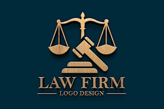 design unique logo for lawyer, legal, attorney or law firm