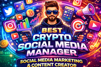 manage your crypto social media and create web3 content