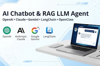 create ai chatbot rag llm agent with openai gpt claude gemini langchain openclaw