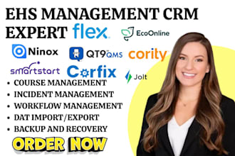 ehs management ninox  flex ecoonline qt9 qms cority smartstart jolt corfix CRM