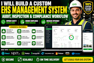 build a custom ehs management system, audit, inspection and compliance workflow