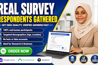 gather up to 1000 targeted online survey respondent for your online survey