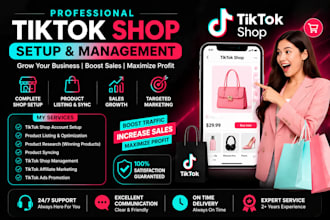 setup tiktok shop tiktok affiliate and tiktok shop marketing