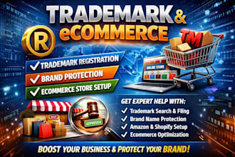 register trademark for amazon brand registry and shopify business