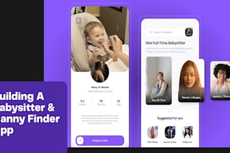 develop babysitting app,caregiving service app,parental control app