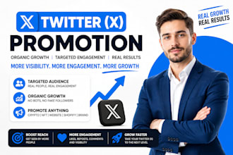 grow your twitter x followers with organic growth x marketing